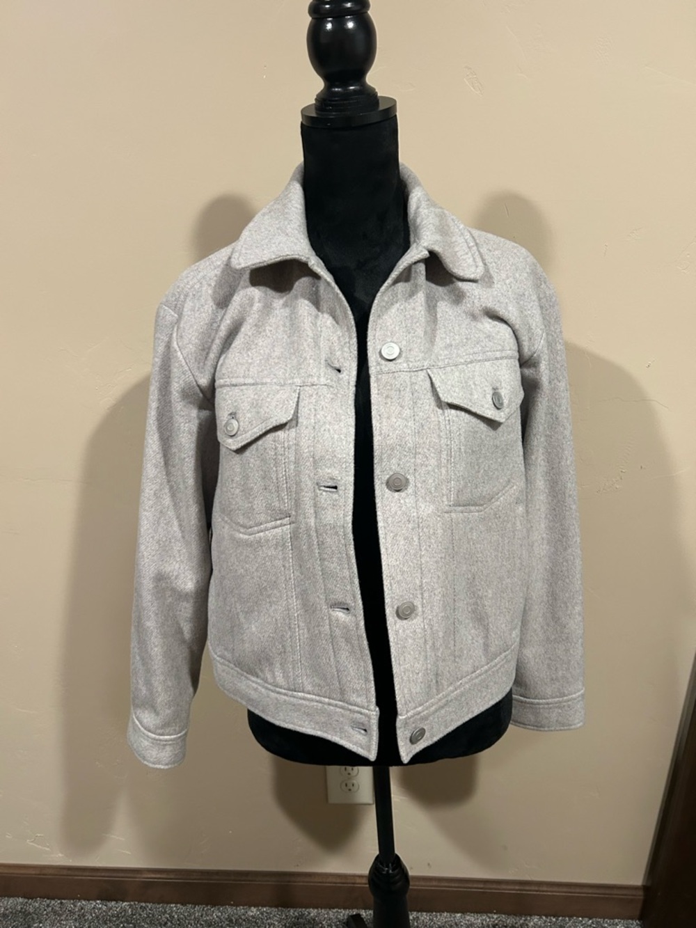 GAP Light Gray Bomber Jacket